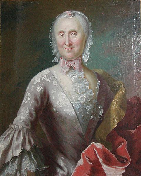 Johan Werder Portrait of Elisabeth Woldike oil painting image